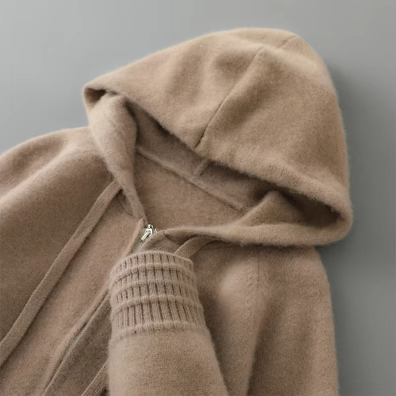 Cardigan En Laine Mérinos À Capuche Pour Homme Tailles S À XXXL Amawinc Chaud Et Raffiné