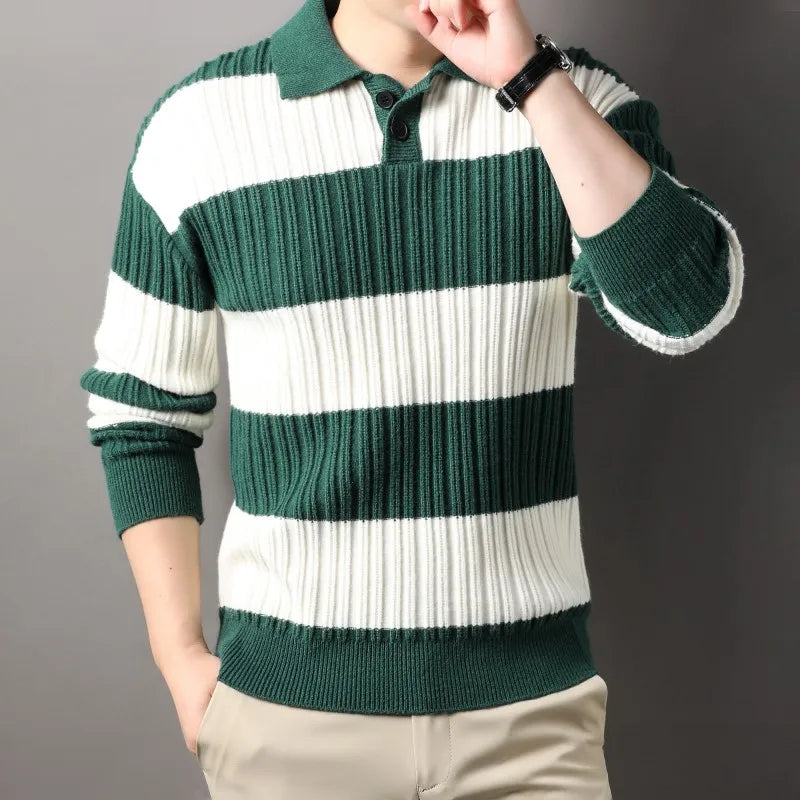 Pull Tricoté En Laine Mélangée Loxley À Rayures Confort Optimal Et Coupe Parfaite Pour Tous Les Styles