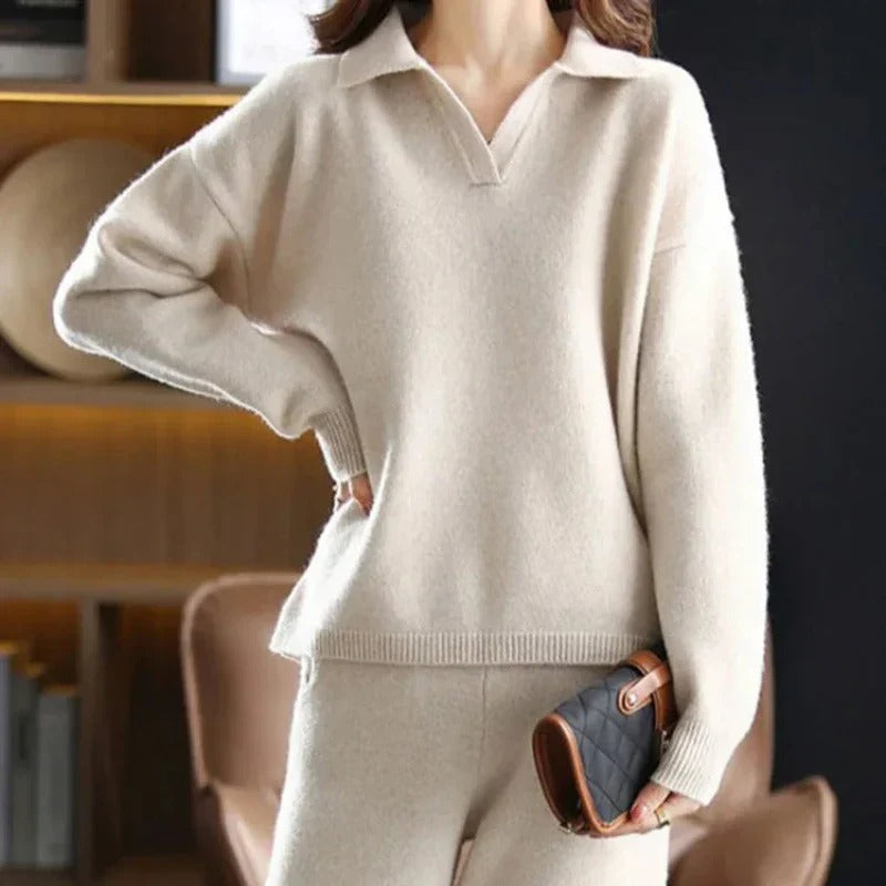 Paige Ensemble Deux Pièces Lounge Pour Femme Hiver Haut En Molleton Chaud Et Pantalon Confortable Pour Détente