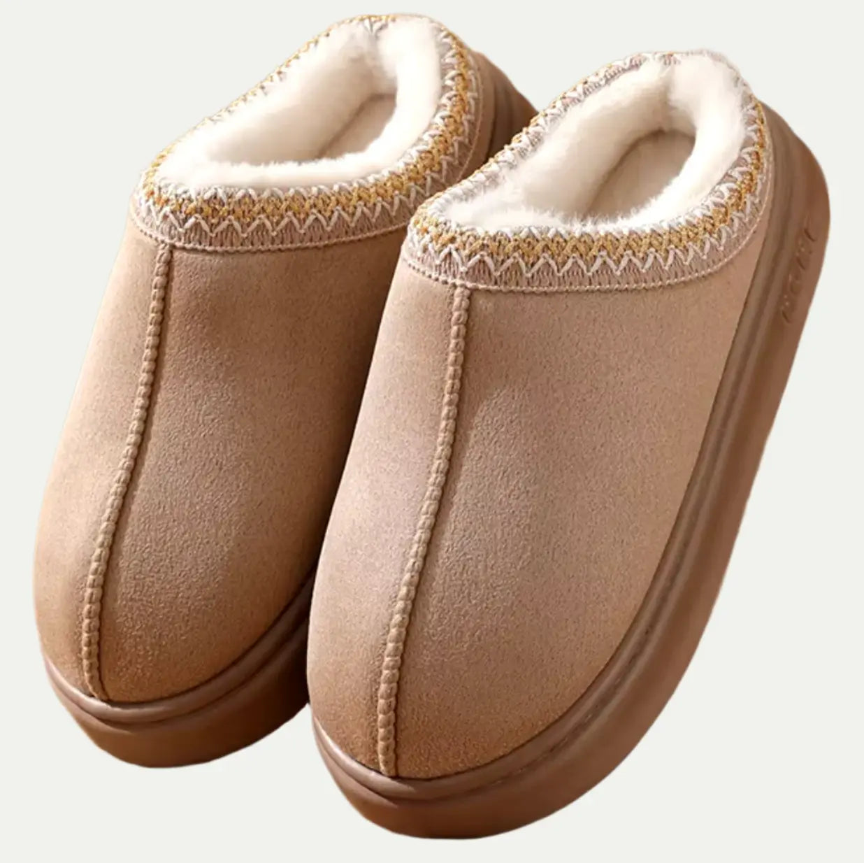 Chaussons En Peau De Mouton Pour Femme Confort Doux Et Élégant Pour Détente À Domicile Avec Silhouette Intemporelle