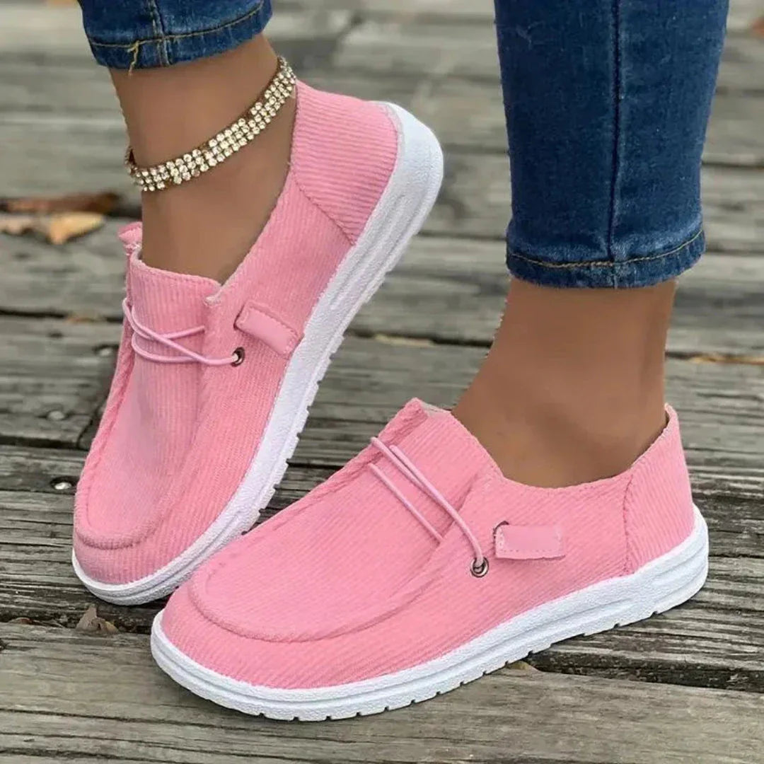 Chaussures Décontractées À Enfiler Sienna Ribbed En Textile Respirant Pour Femme Légères Et Polyvalentes