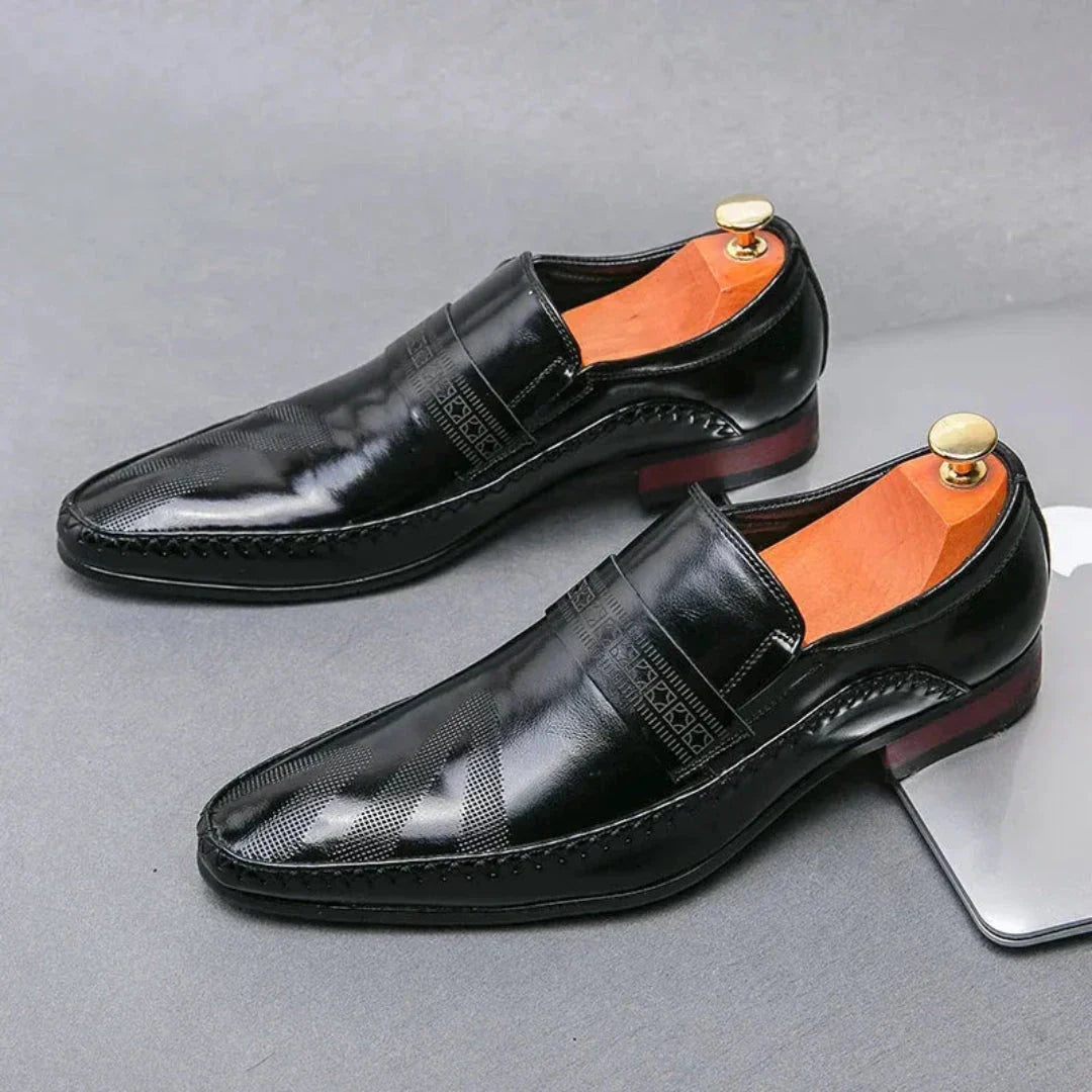 Chaussures Habillées Slip-On En Cuir Silvano Par Waylynn, Élégance Italienne Et Confort Toute La Journée