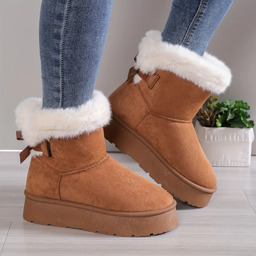 Bottes D'Hiver À Enfiler Pour Femmes Confortables Et Élégantes Pour Les Jours Froids