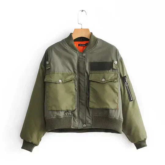 Avelena Warme Bomberjacke