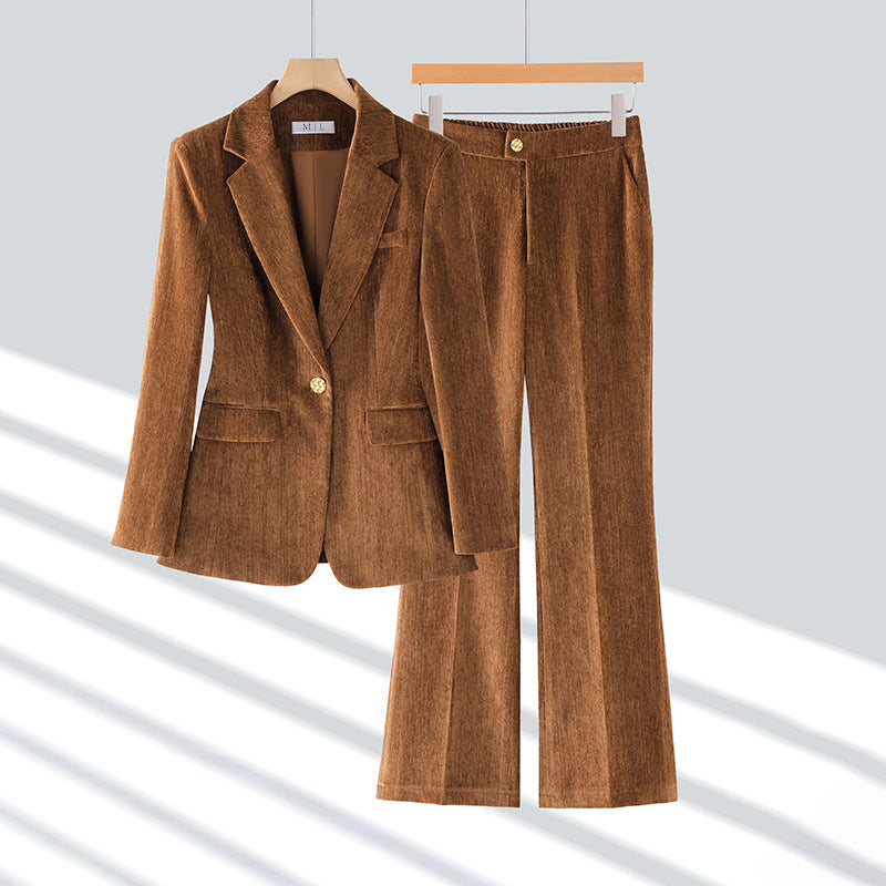 Ensemble Velours Luxe Sofia Amoretti Pour Un Style Automne Raffiné Et Confortable