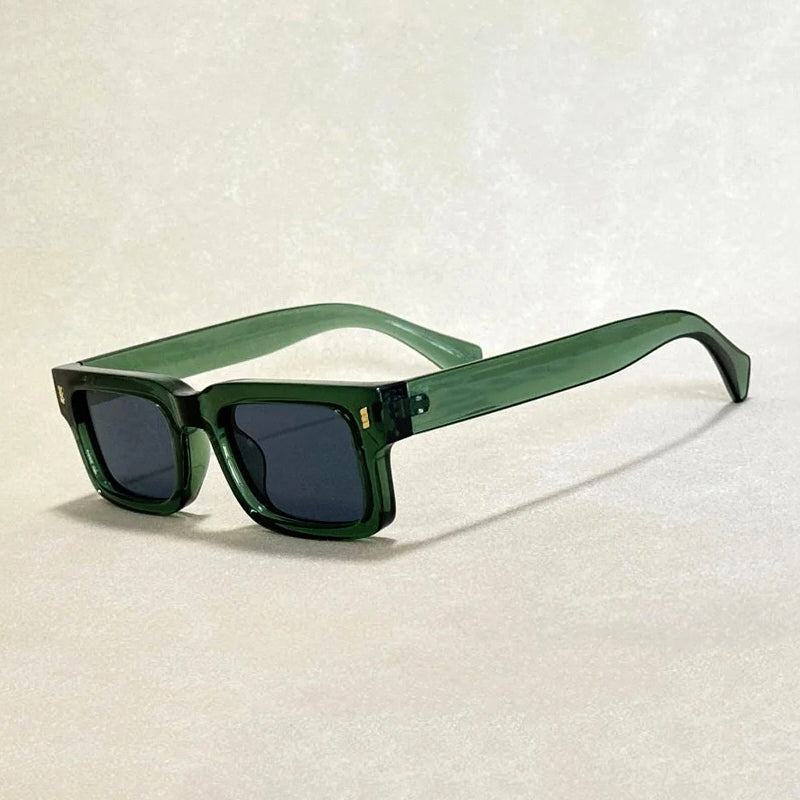 Sole Nero Lunettes de Soleil Vintage à Monture Audacieuse Protection UV400 et Style Classique