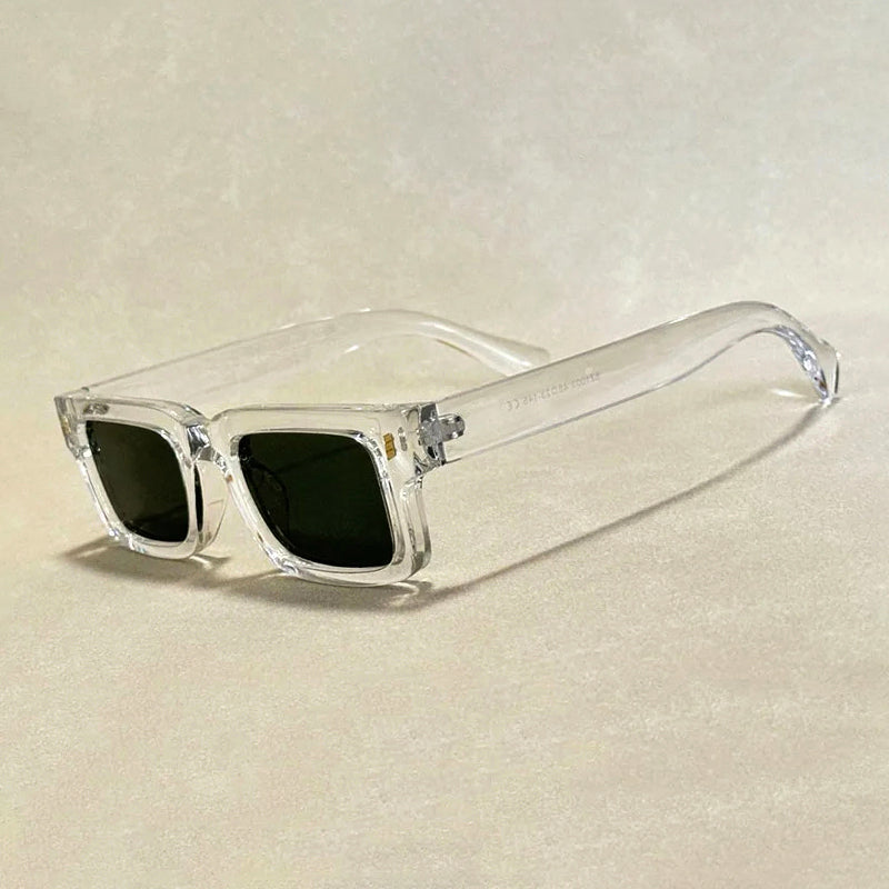 Sole Nero Lunettes de Soleil Vintage à Monture Audacieuse Protection UV400 et Style Classique