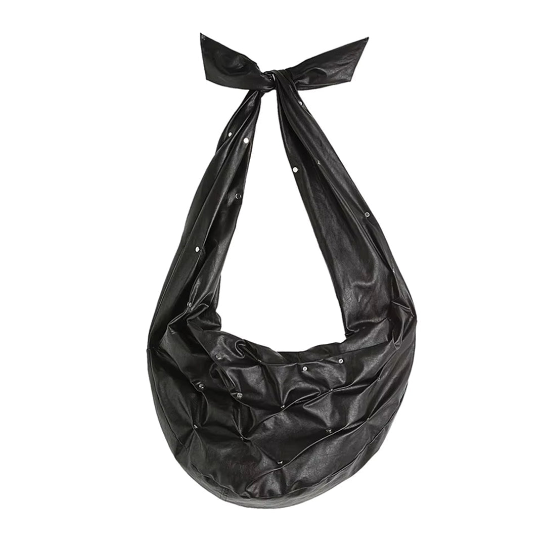 Steel Studded Shoulder Bag - Amawinc