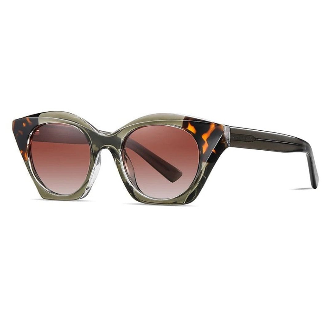 Lunettes De Soleil Stella Glamour Cat Eye Avec Monture De Qualité Et Lentilles Dégradées Confortables