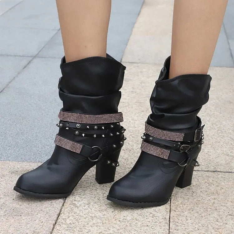 Bottines Strass Pour Femmes Amawinc Chic Et Confortables Pour Ville Et Soirées Pour Vie Quotidienne