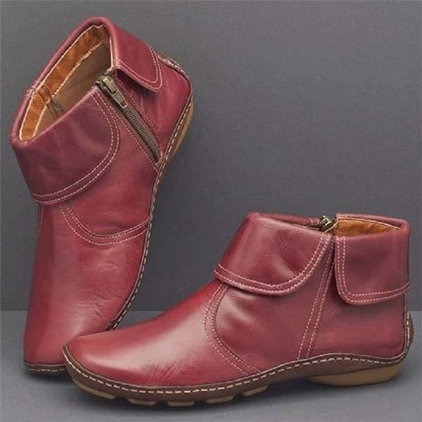 Bottes De Cheville Pour Femme Élégantes Et Confortables En Simili Cuir Haute Qualité Pour Tous Les Jours