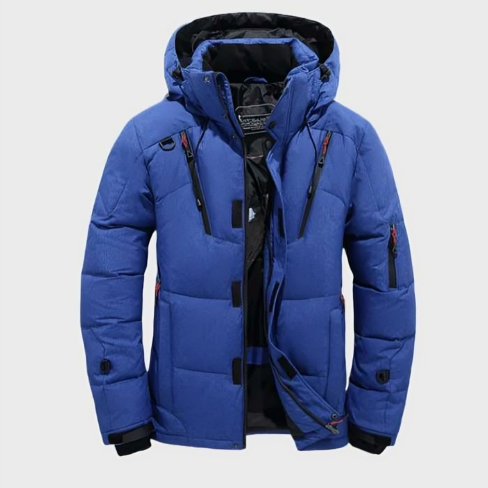 Veste Pluie Imperméable Pour Homme Léger Isolante Avec Capuche Amawinc Adrian Résistante Au Vent Et Pluie