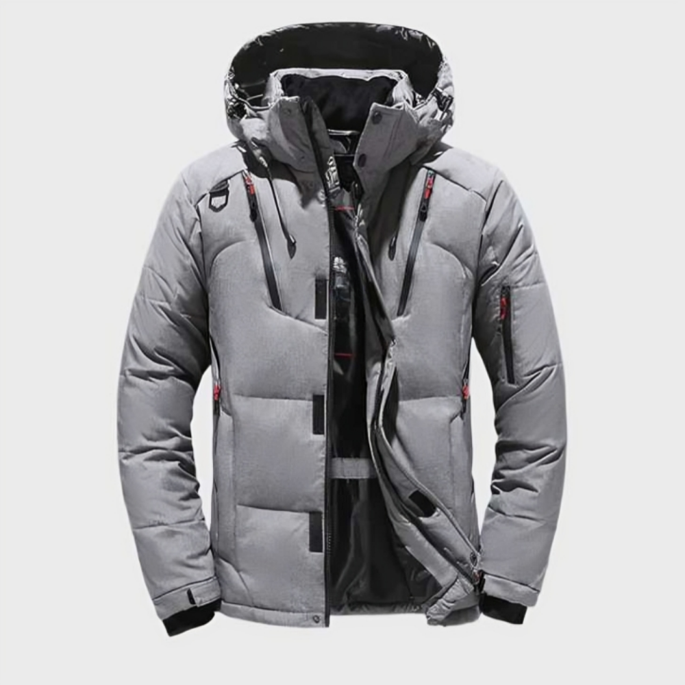Veste Pluie Imperméable Pour Homme Léger Isolante Avec Capuche Amawinc Adrian Résistante Au Vent Et Pluie