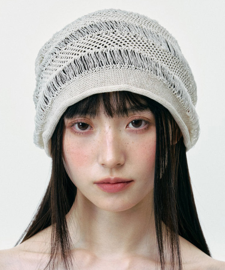 Chapeau boonie d'été japonais respirant en tricot creux - Amawinc