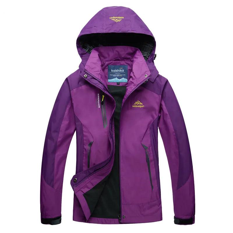 Veste Imperméable Pour Femme Pluie Coupe Décontractée Capuche Ajustable Poches Zippées