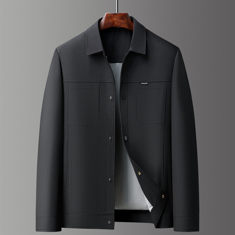 Veste Homme Luxe Sur Mesure Finition Lisse Confiance Moderne Polyvalente Pour Quotidien Amawinc
