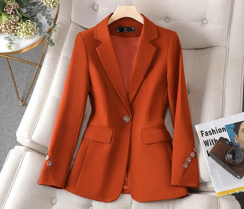 Blazer Sur Mesure Pour Femmes Amawinc Coupe Élégante Et Polyvalente Pour Réunions Et Après Travail