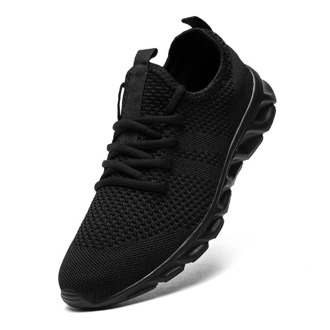 Baskets Homme AeroFlex Amawinc Empeigne En Maille Stretch Sans Coutures Semelle Absorbante Ton Neutre