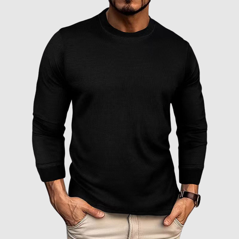 Chemise Tricot Frais Signée Alessandro Veneti Avec Col Haut Confort Premium Et Finition Artisanale