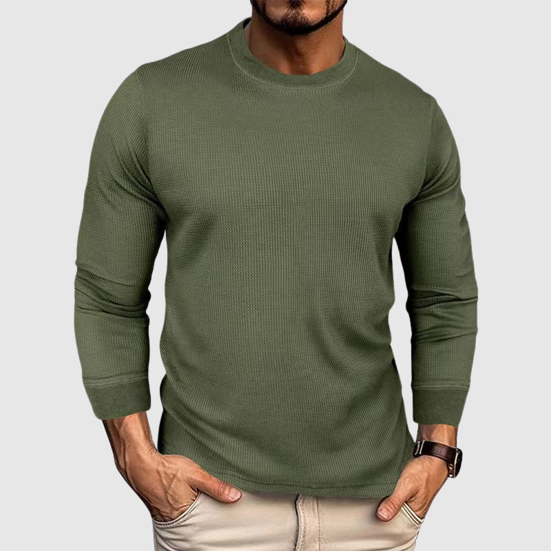 Chemise Tricot Frais Signée Alessandro Veneti Avec Col Haut Confort Premium Et Finition Artisanale