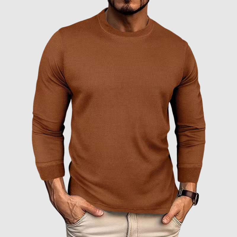 Chemise Tricot Frais Signée Alessandro Veneti Avec Col Haut Confort Premium Et Finition Artisanale