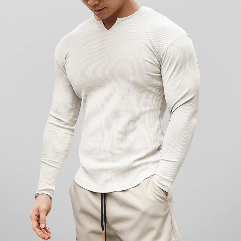 Chemise Theodore Willow À Coupe Athlétique En Coton Twill À Manches Longues Pour Homme