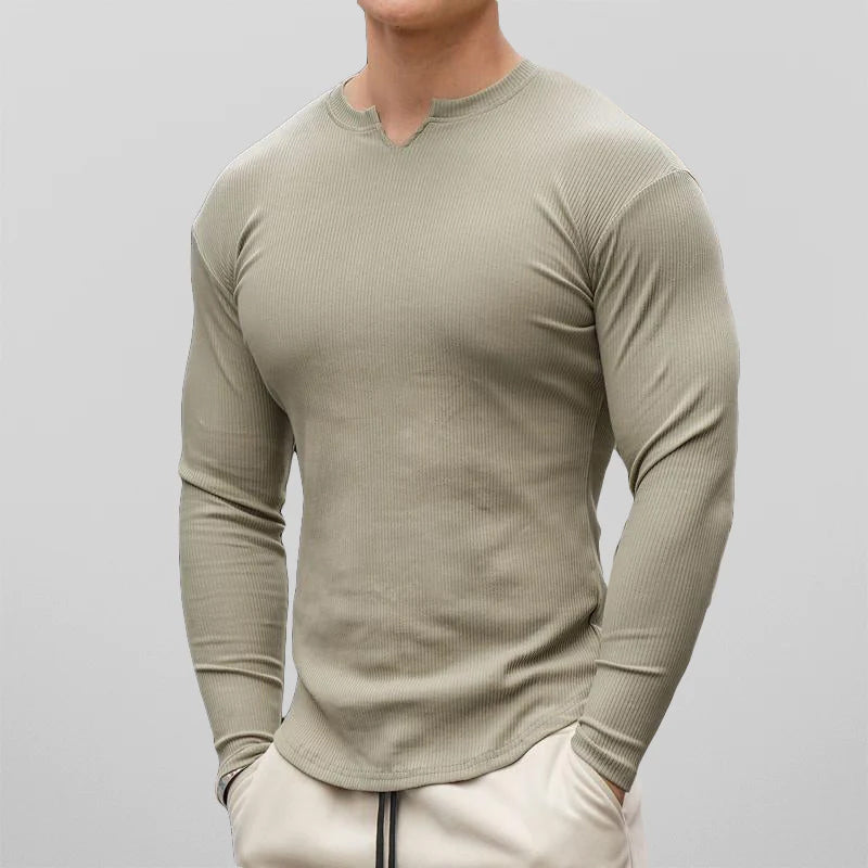 Chemise Theodore Willow À Coupe Athlétique En Coton Twill À Manches Longues Pour Homme