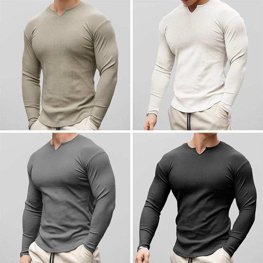 Chemise Theodore Willow À Coupe Athlétique En Coton Twill À Manches Longues Pour Homme