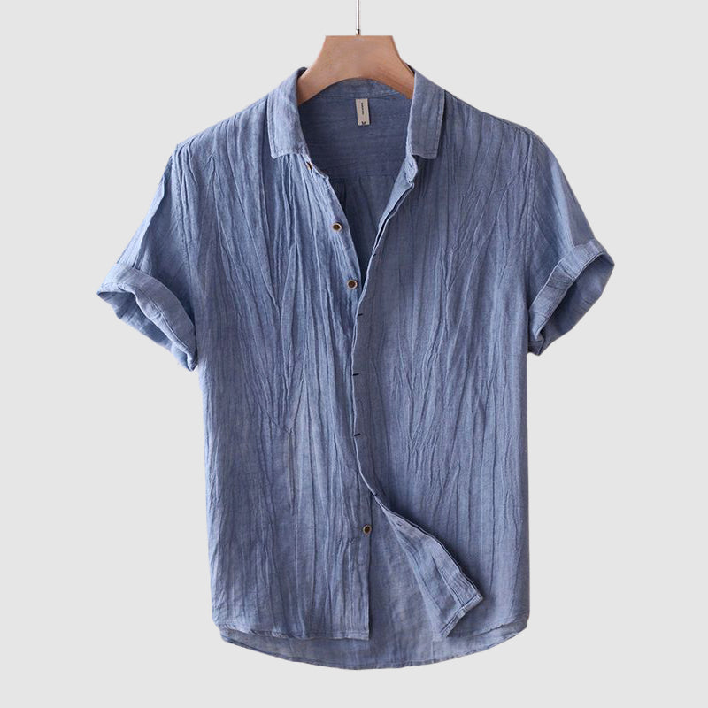 Chemise En Lin Bologna Theodore Willow Pour Plage Léger Respirant Et Confortable