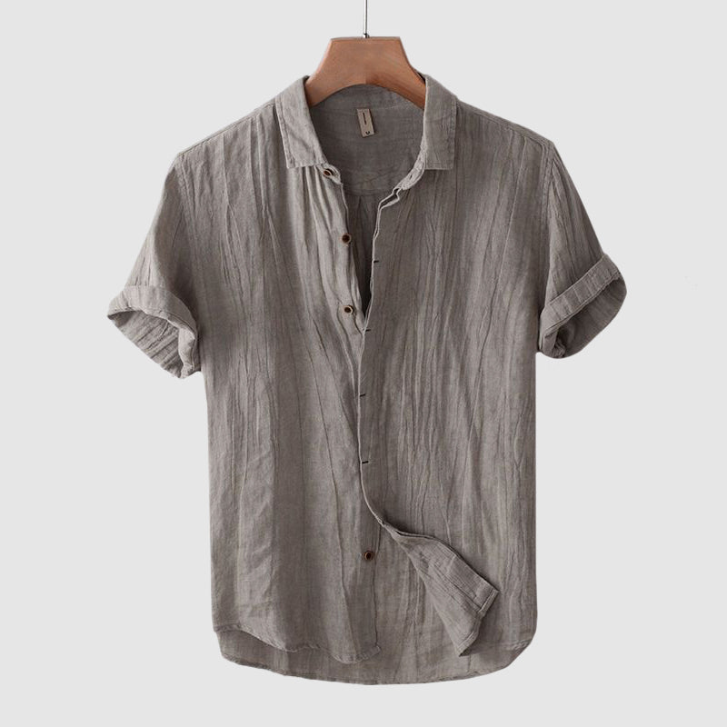 Chemise En Lin Bologna Theodore Willow Pour Plage Léger Respirant Et Confortable