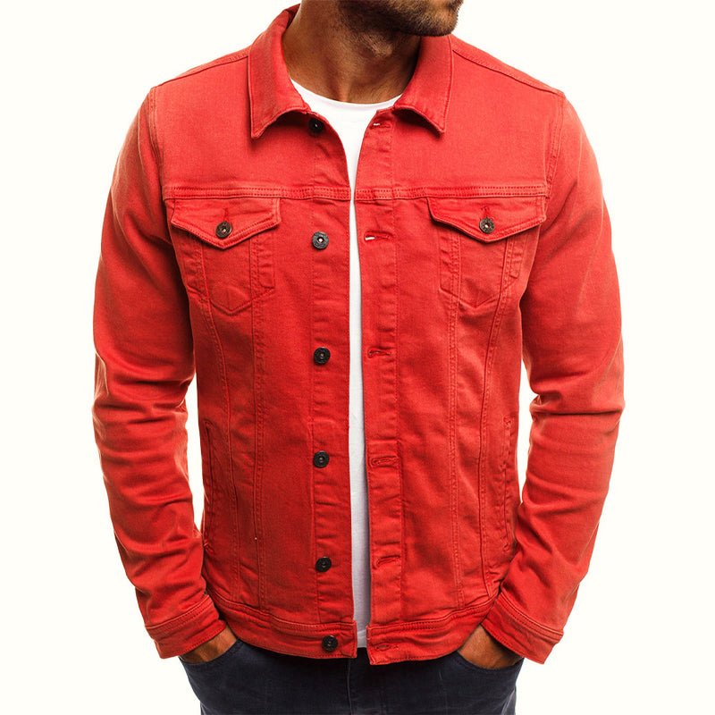 Veste En Jean Theodore Willow Classique Coupe Slim Avec Poches Avant Disponible En Quatre Coloris