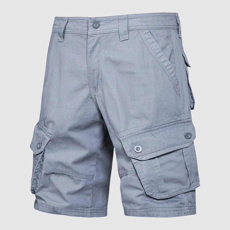 Shorts Cargo en Coton Theodore Willow Poches Utiles et Respirants Style Militaire Idéal Été Aventure