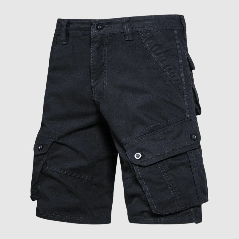 Shorts Cargo en Coton Theodore Willow Poches Utiles et Respirants Style Militaire Idéal Été Aventure