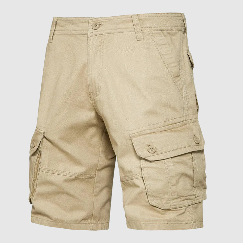 Shorts Cargo en Coton Theodore Willow Poches Utiles et Respirants Style Militaire Idéal Été Aventure