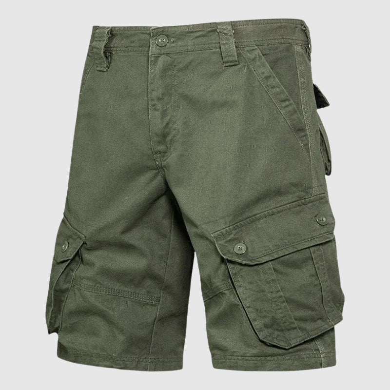 Shorts Cargo en Coton Theodore Willow Poches Utiles et Respirants Style Militaire Idéal Été Aventure