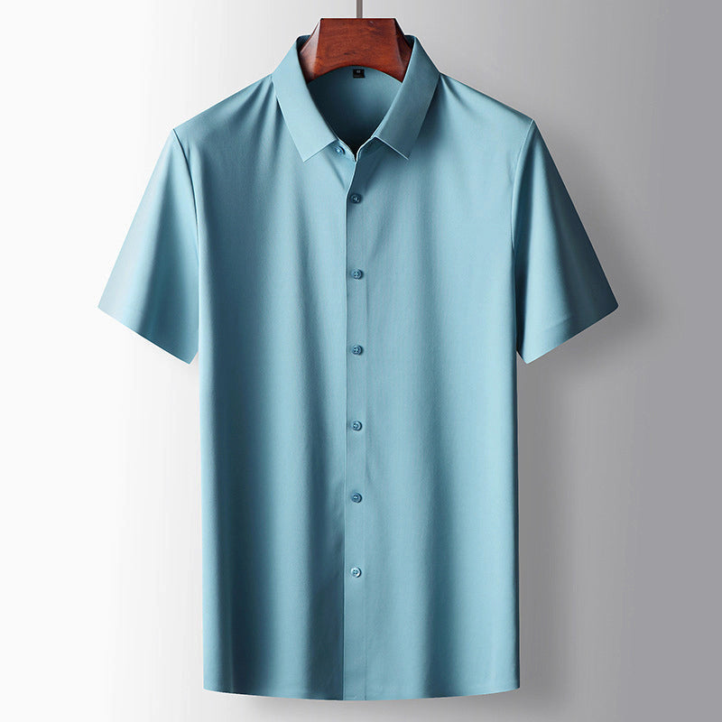 Chemise Essentielle Theodore Willow À Manches Courtes Bouton Confortable Et Polyvalente