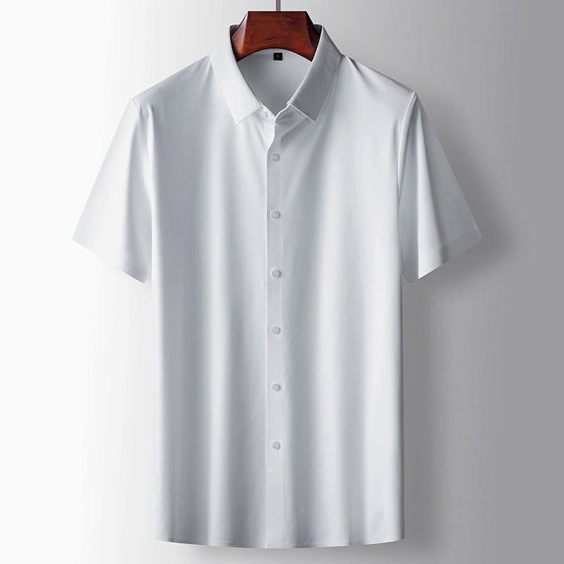 Chemise Essentielle Theodore Willow À Manches Courtes Bouton Confortable Et Polyvalente