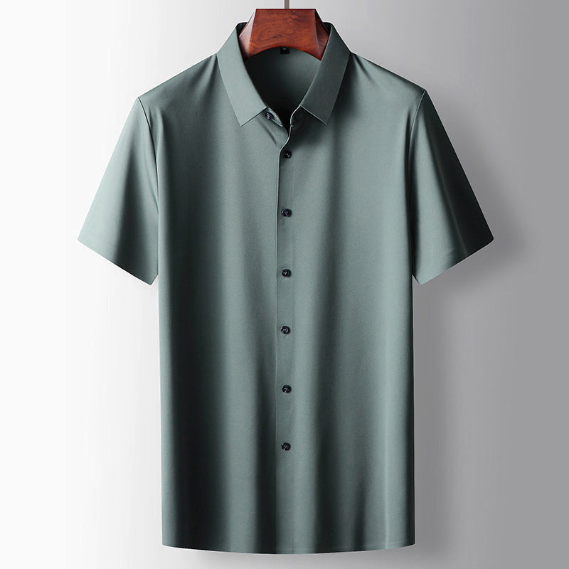 Chemise Essentielle Theodore Willow À Manches Courtes Bouton Confortable Et Polyvalente