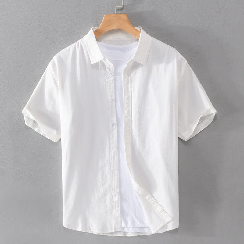Chemise Femme Paradis En Coton À Manches Courtes Confort Décontracté Élégance Quotidienne