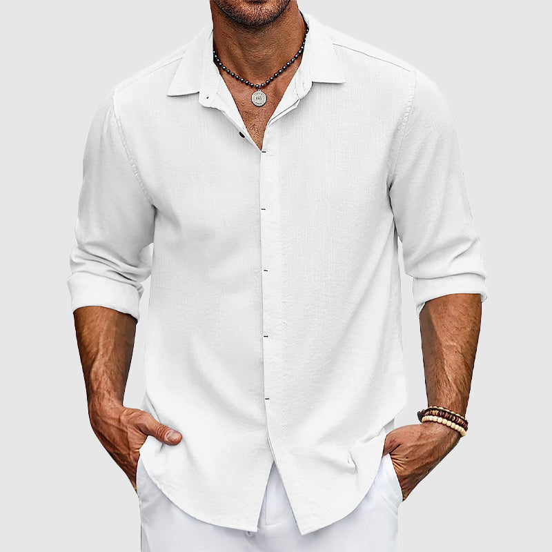 Chemise Pour Homme Manches Longues Theodore Willow Porto Alegre Classique Élégante Pour Toutes Occasions