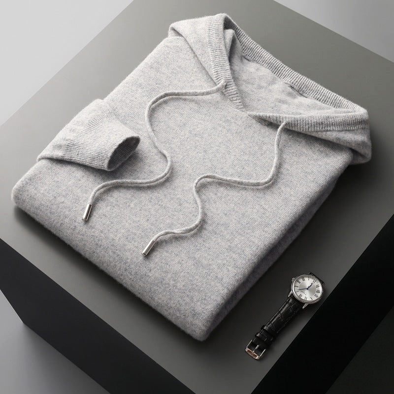 Sweat à Capuche Mérinos Premium Theodore Willow Confort Exceptionnel et Luxe pour Quotidien