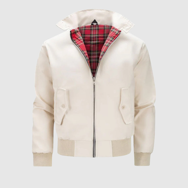 Veste Théodore Willow Rétro Légende Inspirée Style Britannique Luxueuse Doublure Tartan Polyester Coton