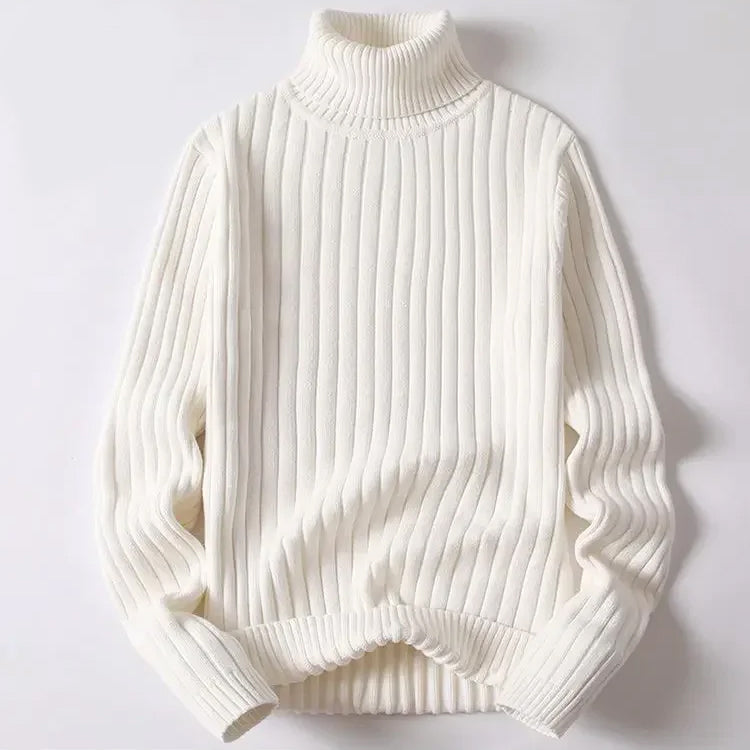 Pull Tricot Theodore Willow Col Roulé Chaud Et Doux Pour L Hiver Confortable Et Texture Sensorielle Luxueuse