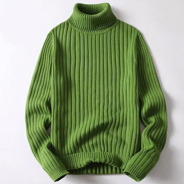 Pull Tricot Theodore Willow Col Roulé Chaud Et Doux Pour L Hiver Confortable Et Texture Sensorielle Luxueuse