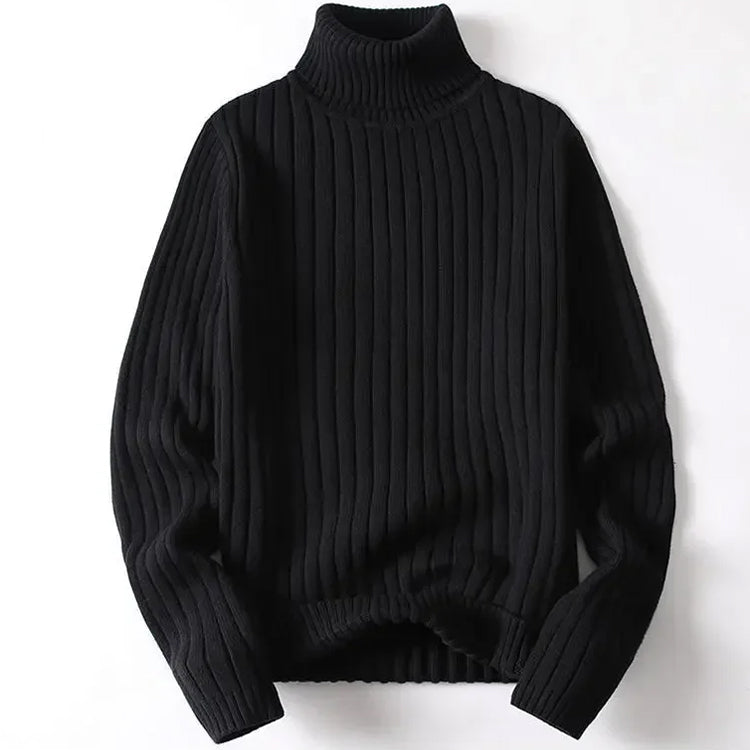 Pull Tricot Theodore Willow Col Roulé Chaud Et Doux Pour L Hiver Confortable Et Texture Sensorielle Luxueuse