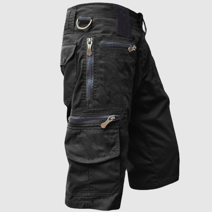 Shorts Scout Tireur Theodore Willow En Coton Avec Poches Multiples Zip Pour Été Aventure Et Style