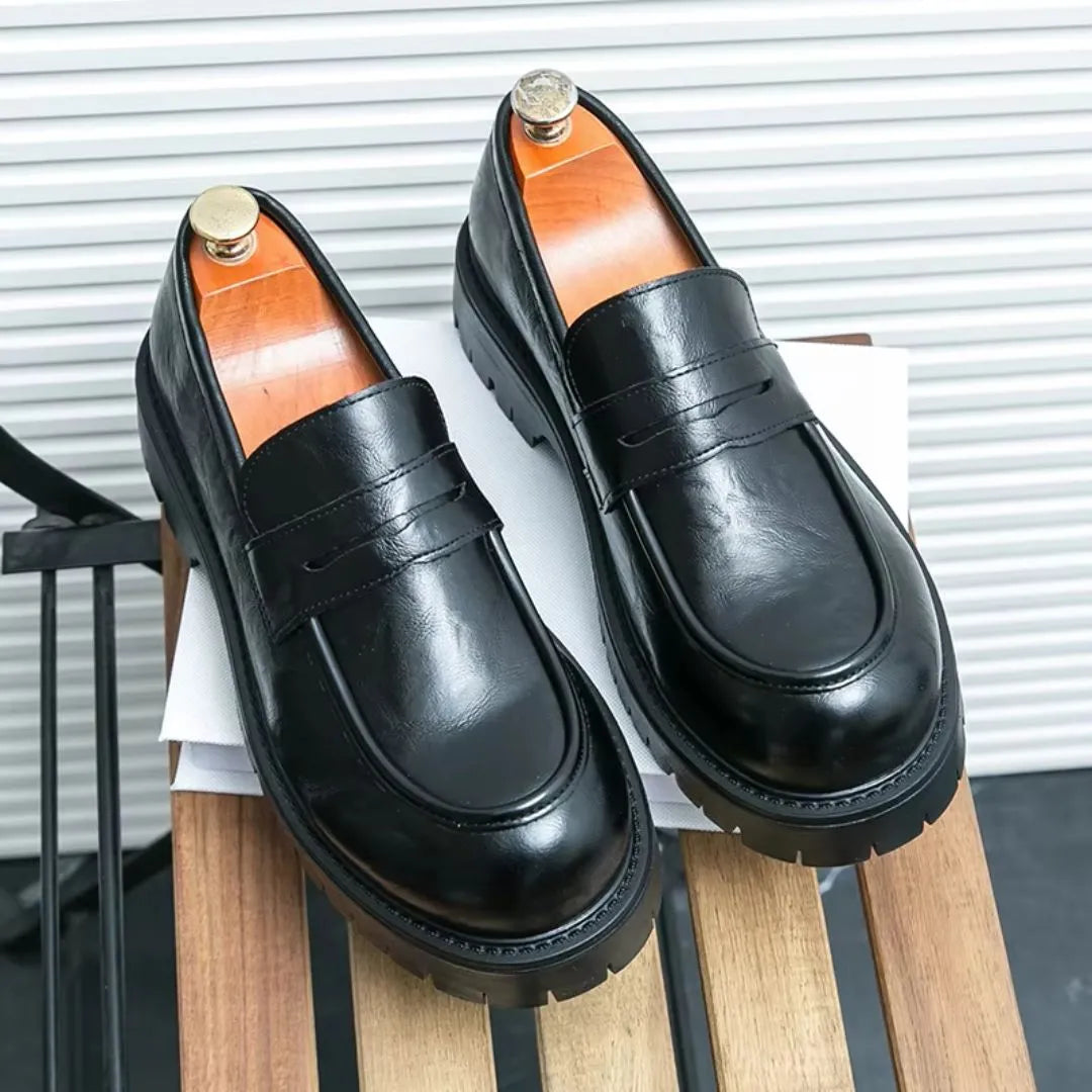 Mocassins En Cuir Thorne Prestige Amawinc Pour Hommes Design Slip On Avec Semelle Caoutchouc Robuste
