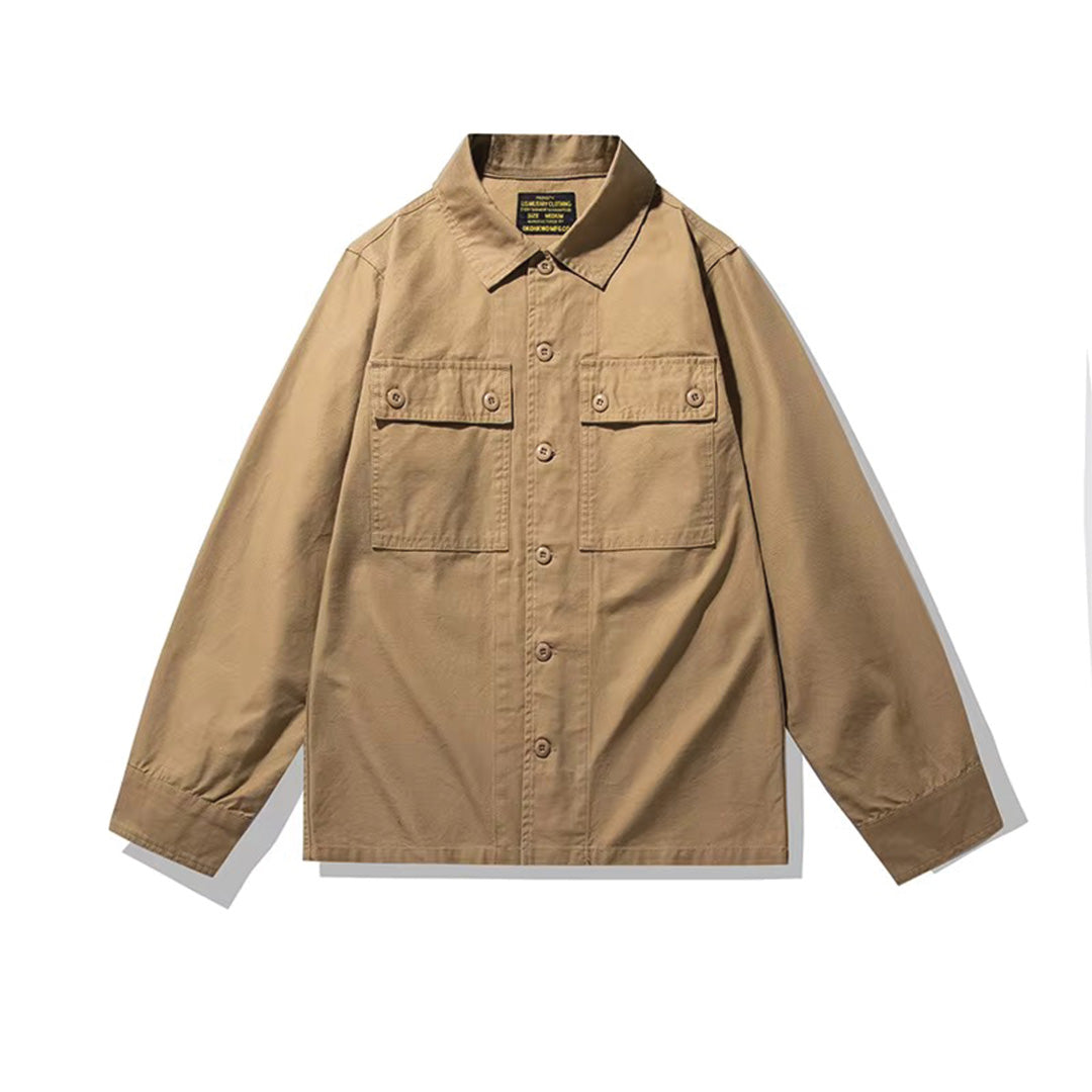 Veste Chemise Camouflage Tiger Stripe En Coton 100 Pourcent Avec Poches Multiples