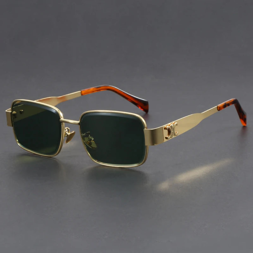 Lunettes De Soleil Titan Edge Métal Ultralégères Monture Rectangulaire Design Moderne Et Confortable