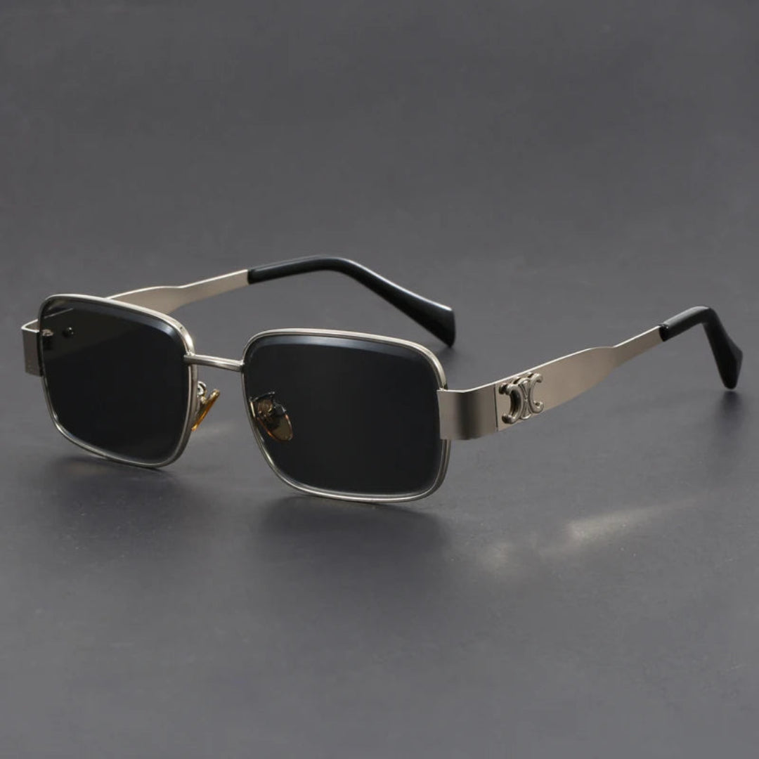 Lunettes De Soleil Titan Edge Métal Ultralégères Monture Rectangulaire Design Moderne Et Confortable
